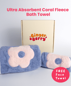 Ginger Berry CloudSoft Bath Towel (Free Face Towel)
